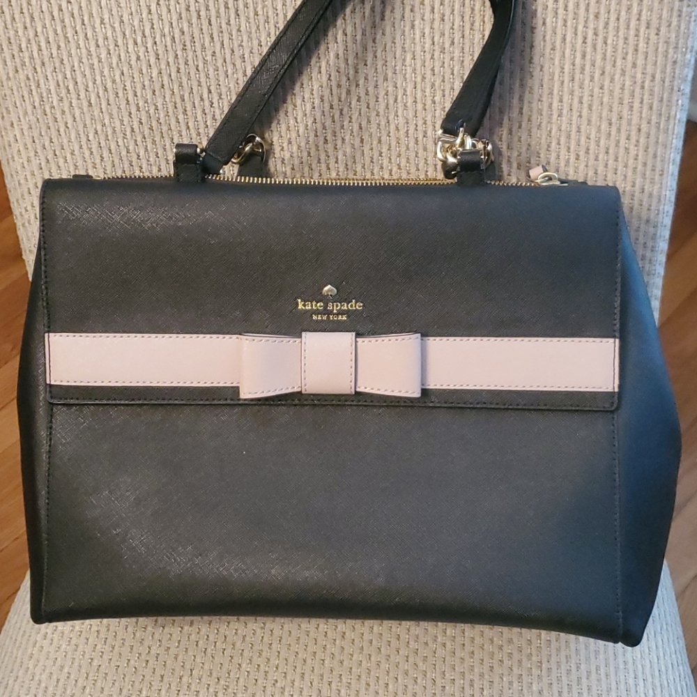 Kate Spade Kirk Park Saffiano Mason w/bow